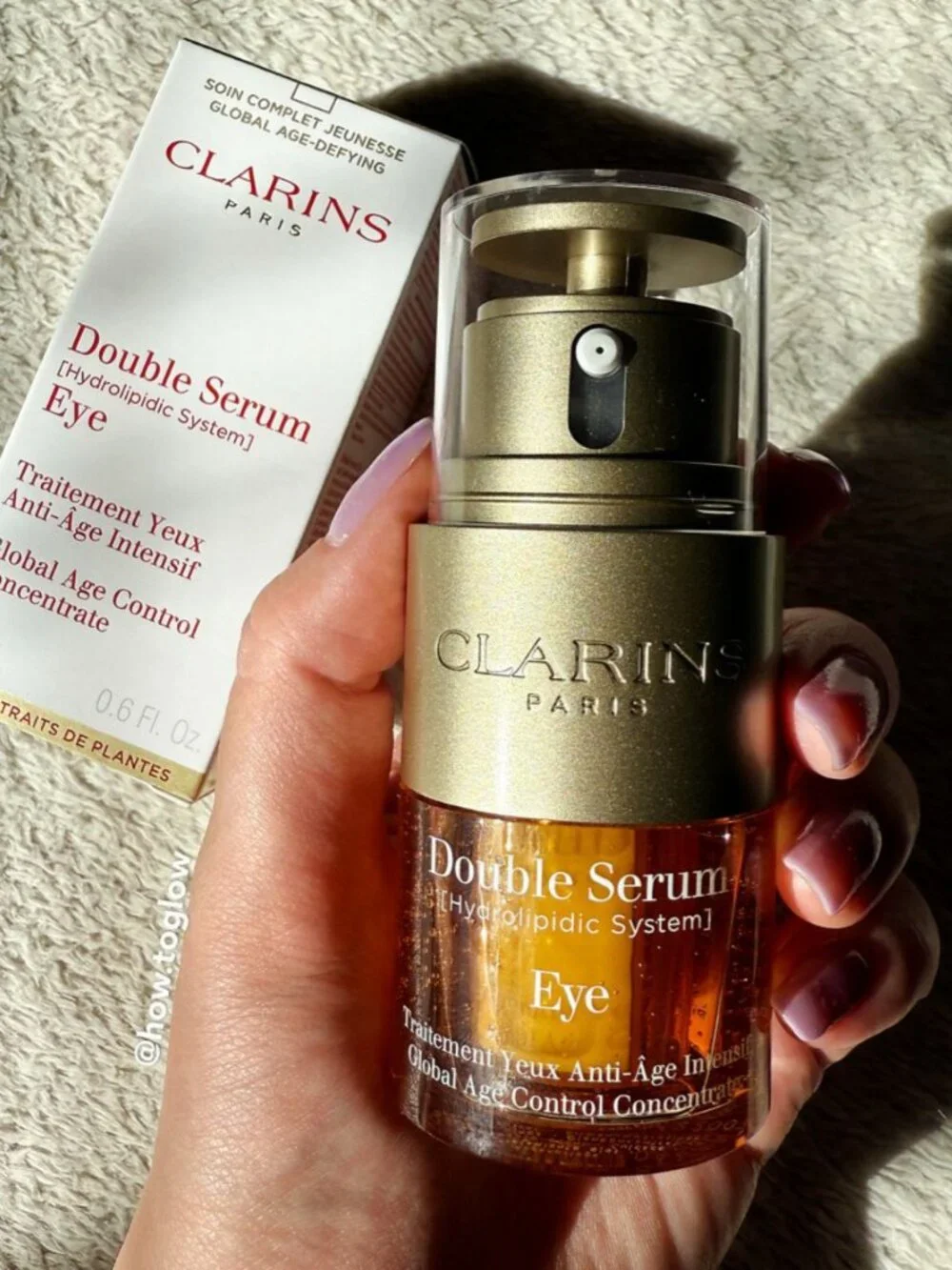 Clarins Double Serum Eye Anti-Age Global Age Control Concentrate 20ml New